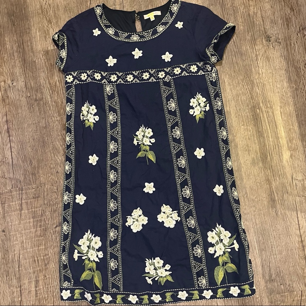 Mimi&Daphne Floral Embroidered Summer Dress - S - Picture 1 of 7